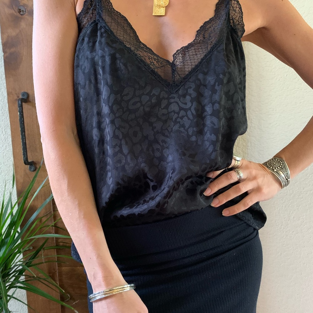 Lovestitch Leopard Lace Cami